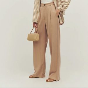 Reformation Mason Pant in Khaki - size 2